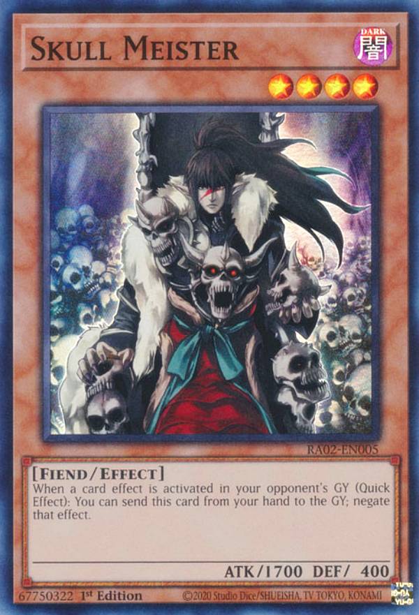 遊戯王 RA02-EN005 スカル・マイスター Skull Meister (英語版 1st Edition スーパーレア) 25th Anniversary Rarity Collection II