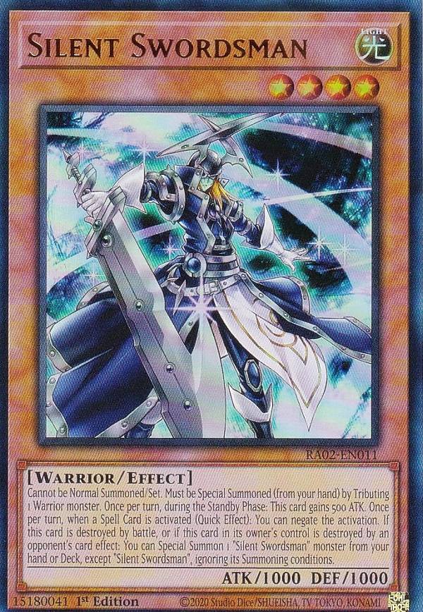 遊戯王 RA02-EN011 沈黙の剣士－サイレント・ソードマン Silent Swordsman (英語版 1st Edition ウルトラレア) 25th Anniversary Rarity Collection II