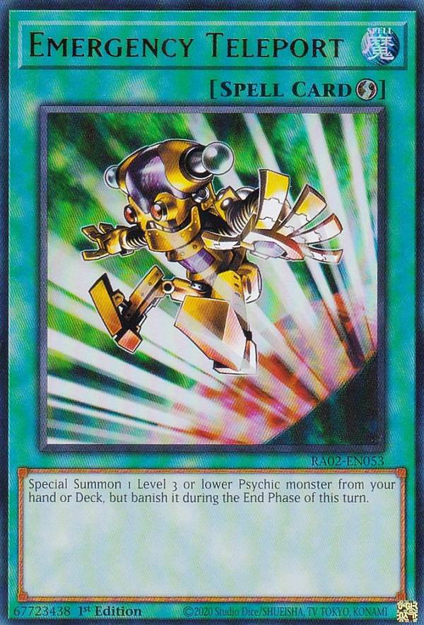 遊戯王 RA02-EN053 緊急テレポート Emergency Teleport (英語版 1st Edition ウルトラレア) 25th Anniversary Rarity Collection II