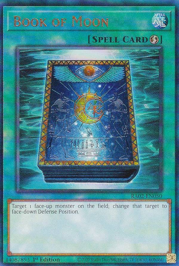 遊戯王 RA02-EN050 月の書 Book of Moon (英語版 1st Edition アルティメットレア) 25th Anniversary Rarity Collection II
