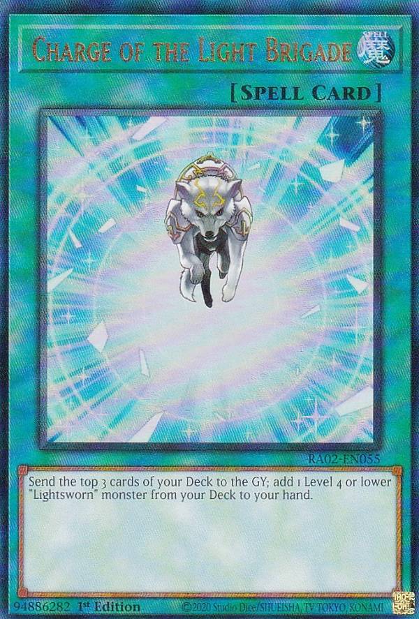 遊戯王 RA02-EN055 光の援軍 Charge of the Light Brigade (英語版 1st Edition アルティメットレア) 25th Anniversary Rarity Collection II