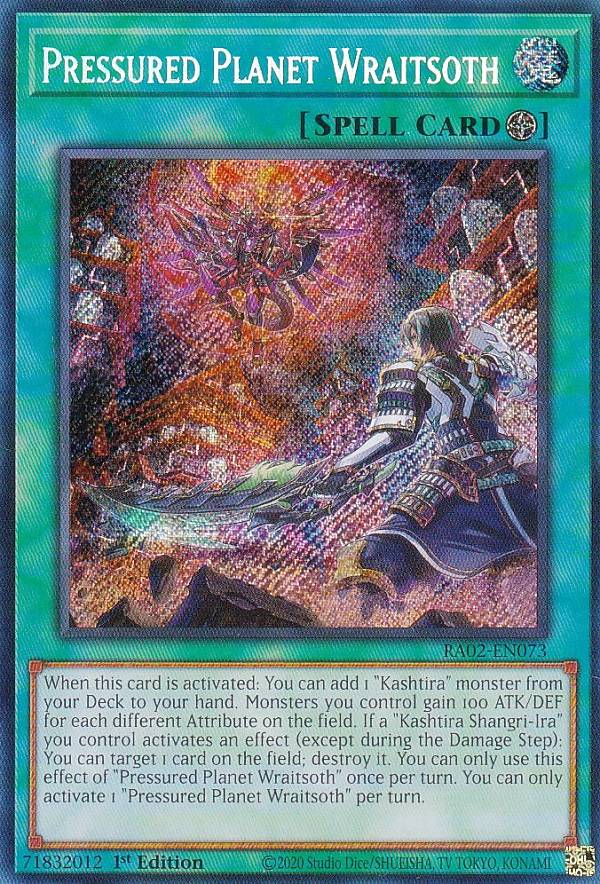 遊戯王 RA02-EN073 六世壊=パライゾス Pressured Planet Wraitsoth (英語版 1st Edition シークレットレア) 25th Anniversary Rarity Collection II