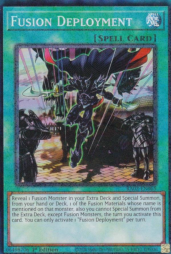 【パラレル仕様】遊戯王 RA02-EN065 融合派兵 Fusion Deployment (英語版 1st Edition コレクターズレア) 25th Anniversary Rarity Collection II
