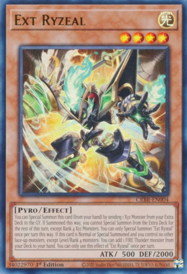 遊戯王 CRBR-EN004 エクス・ライゼオル Ext Ryzeal (英語版 1st Edition ウルトラレア) Crossover Breakers