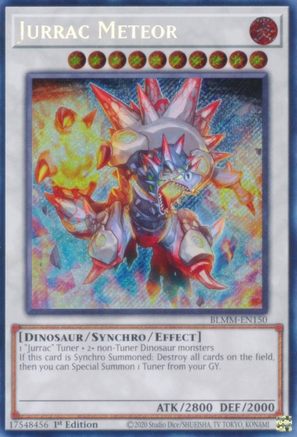 遊戯王 BLMM-EN150 ジュラック・メテオ Jurrac Meteor (英語版 1st Edition シークレットレア) Battles of Legend:Monster Mayhem