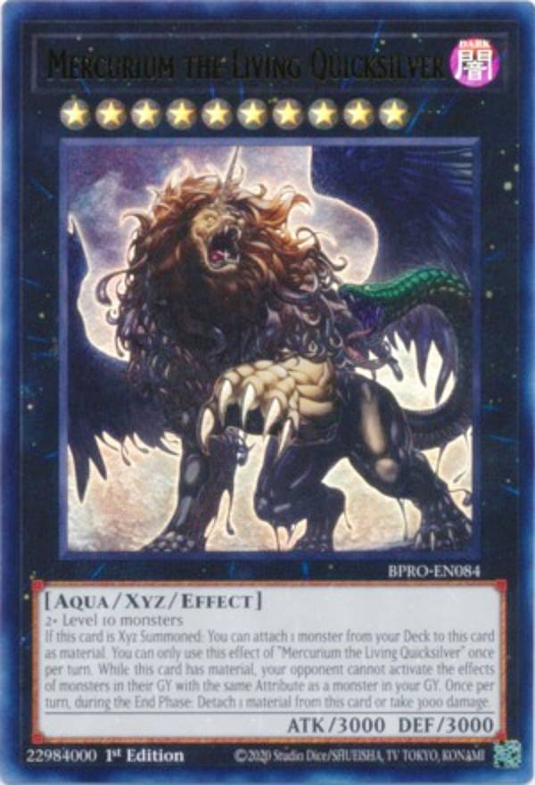 遊戯王 BPRO-EN084 Mercurium the Living Quicksilver (英語版 1st Edition ウルトラレア) Burst Protocol