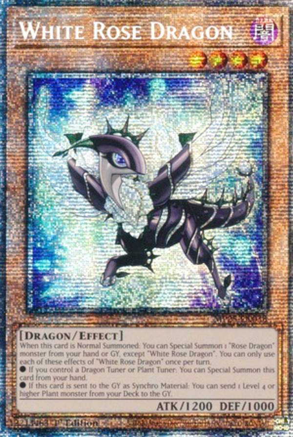 遊戯王 MP25-EN038 ホワイトローズ・ドラゴン White Rose Dragon (英語版 1st Edition スターライトレア) 2025 Mega-Pack Bundle