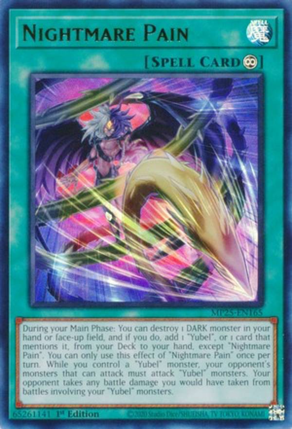 遊戯王 MP25-EN165 ナイトメア・ペイン Nightmare Pain (英語版 1st Edition ウルトラレア) 2025 Mega-Pack Bundle