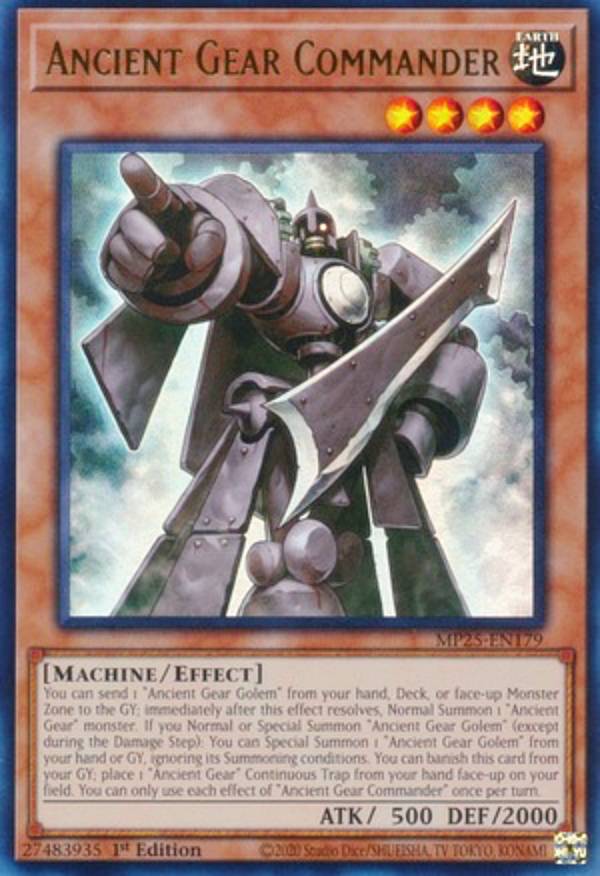 REALiZE ȥ쥫ۥӡŷԾŹ㤨ͷ MP25-EN179 ε Ancient Gear Commander (Ѹ 1st Edition ȥ쥢 2025 Mega-Pack BundleפβǤʤ120ߤˤʤޤ