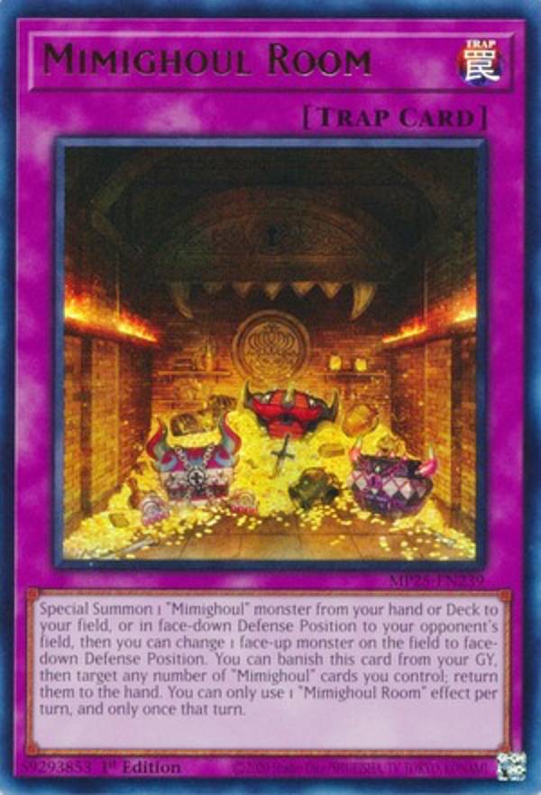 遊戯王 MP25-EN239 ミミグル・ルーム Mimighoul Room (英語版 1st Edition ウルトラレア) 2025 Mega-Pack Bundle
