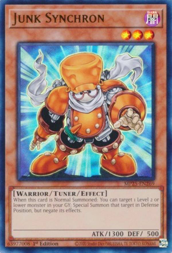 遊戯王 MP25-EN269 ジャンク・シンクロン Junk Synchron (英語版 1st Edition ウルトラレア) 2025 Mega-Pack Bundle