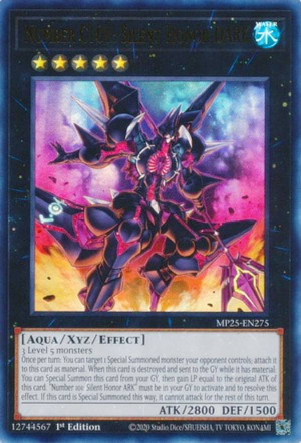 遊戯王 MP25-EN275 CNo．101 S・H・Dark Knight Number C101: Silent Honor DARK (英語版 1st Edition ウルトラレア) 2025 Mega-Pack Bundle