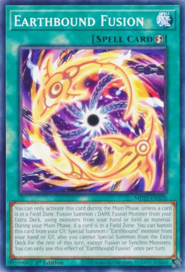 遊戯王 MP25-EN320 地縛融合 Earthbound Fusion (英語版 1st Edition ノーマル) 2025 Mega-Pack Bundle