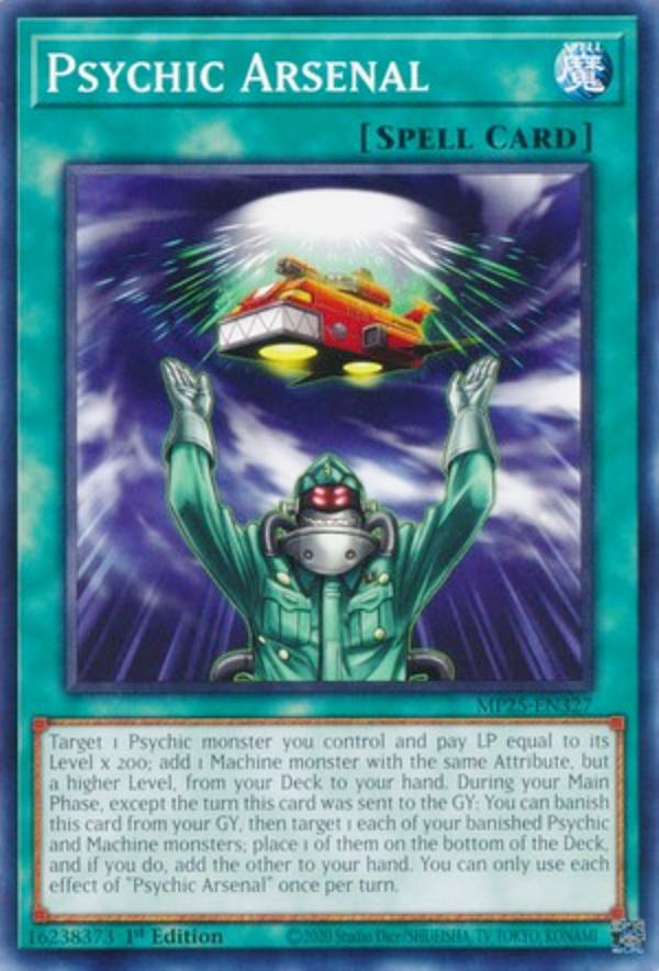 遊戯王 MP25-EN327 大電脳兵廠 Psychic Arsenal (英語版 1st Edition ノーマル) 2025 Mega-Pack Bundle