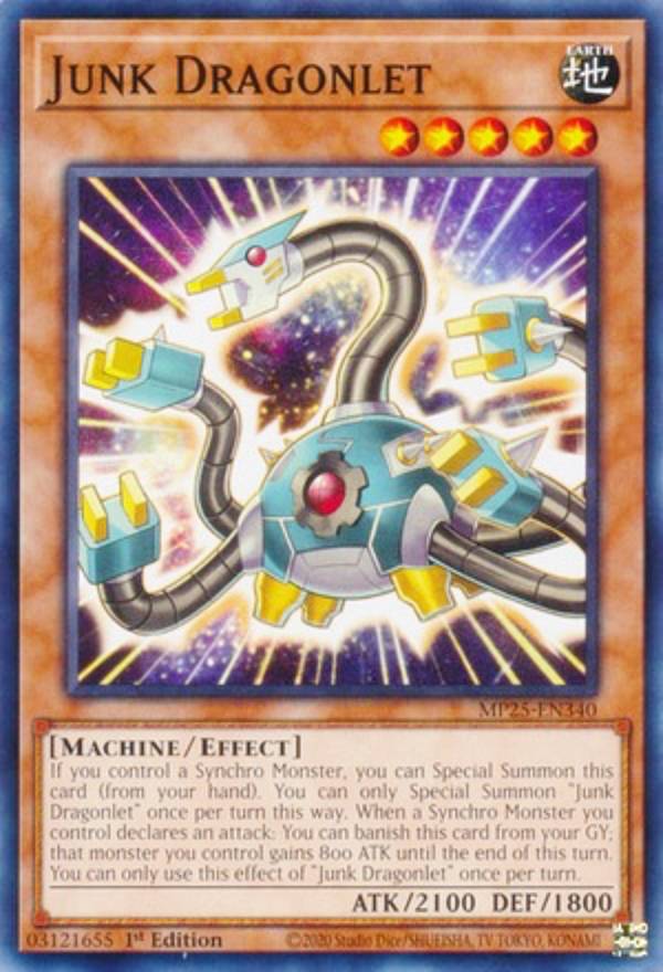 遊戯王 MP25-EN340 ジャンク・ドラゴンセント Junk Dragonlet (英語版 1st Edition ノーマル) 2025 Mega-Pack Bundle