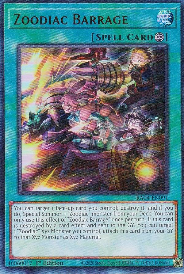 REALiZE ȥ쥫ۥӡŷԾŹ㤨ͷ RA04-EN091 äβ Zoodiac Barrage (Ѹ 1st Edition ȥ쥢 Quarter Century StampedeפβǤʤ30ߤˤʤޤ