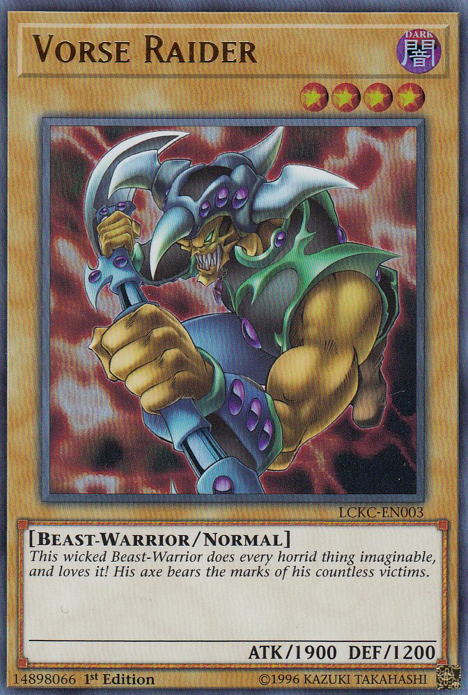 遊戯王 LCKC-EN003 ブラッド・ヴォルス Vorse Raider(英語版 1st Edition ウルトラレア) Legendary Collection