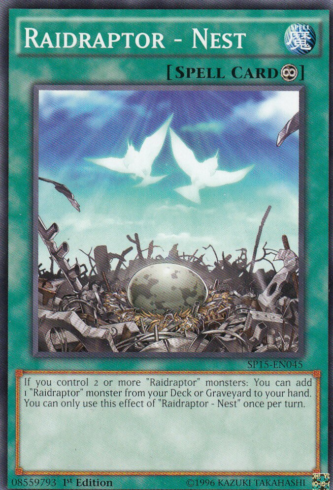 遊戯王 SP15-EN045 RR-ネスト Raidraptor - Nest(英語版 1st Edition ノーマル)
