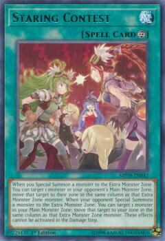 遊戯王 MP19-EN042 にらみ合い Staring Contest (英語版 1st Edition レア) 2019 Gold Sarcophagus Tin Mega Pack