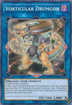 遊戯王 MP19-EN104 マガジンドラムゴン Vorticular Drumgon (英語版 1st Edition ノーマル) 2019 Gold Sarcophagus Tin Mega Pack