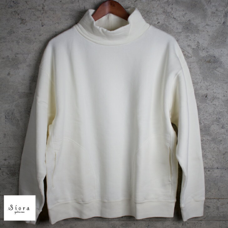 Siorayatsu-sue(ĥ)extralongcottonbrushedmocknecksweat(white)륯ååȥåͥåȥ졼ʡ̵ϥ󥰥꡼t/Ĺµȥ졼ʡ//²λĶĹ/̵NEWOPEN