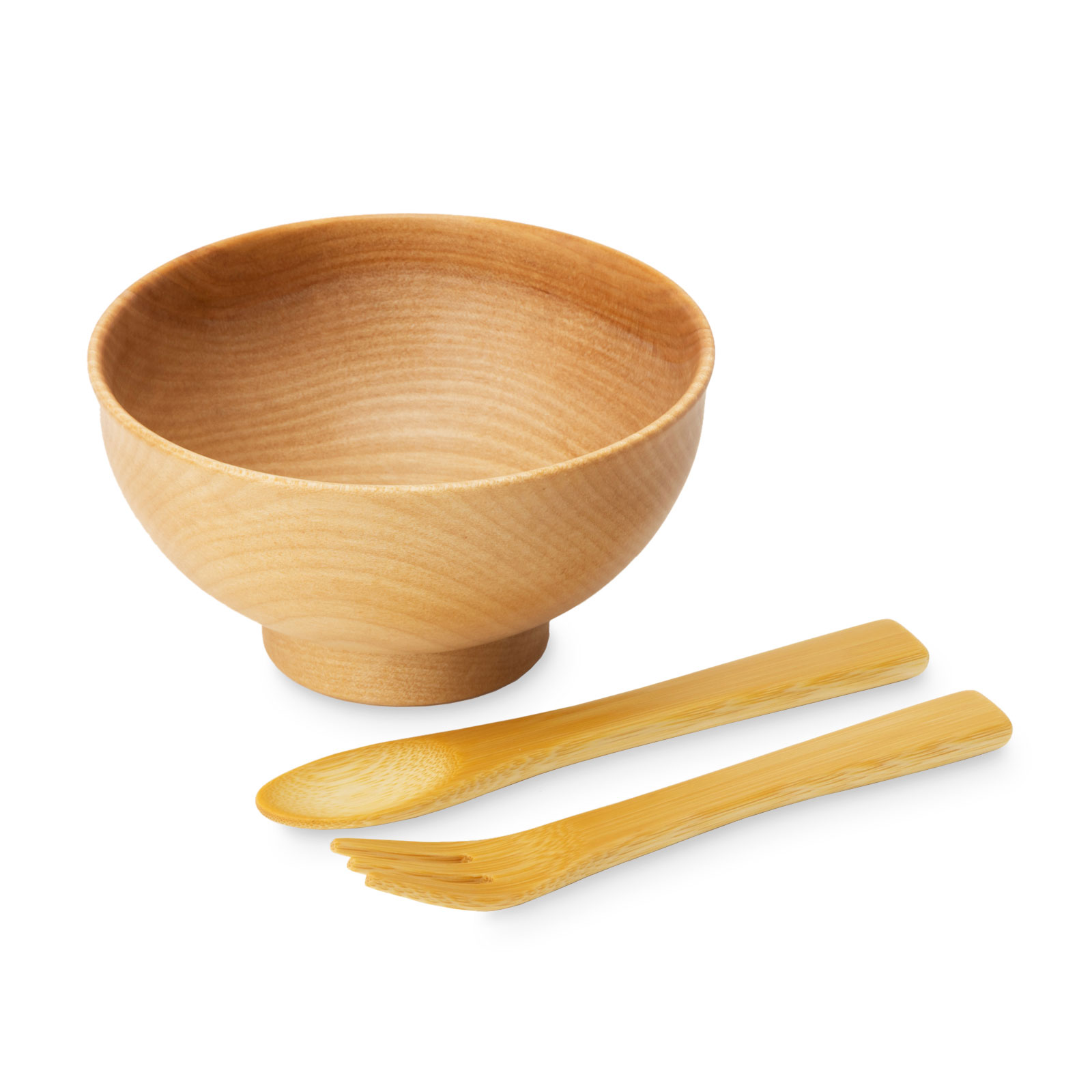 \国産材を使用したカトラリー/木製ベビーセット |大分県 甲斐のぶお工房| 竹製品 竹 スプーン おわん お椀 食器 カトラリー 贈り物 出産祝い 国産 日本製...