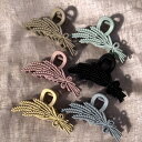 Wheat × Hairclip ヘアクリップ バンスクリップ リボン ガーリー レディース ブラウン ライトブラウン アイボリー ダークブラウン ベビーピンク ピンク シンプル 大きめ しっかりとまる カラーバリエーション 髪飾り ヘアアクセサリー 可愛い おしゃれ 韓国