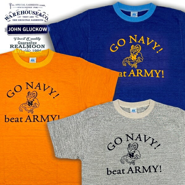 JOHN GLUCKOW Tee No.JGCS08-GO "BILL THE GOAT" ジョングラッコー Tシャツ WAREHOUSE ウエアハウス メンズファッション アメカジのサムネイル