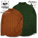 FREEWHEELERS (フリーホイーラーズ) No.2233001 スキッドロウ シャツ フランネル 裏起毛ワークシャツ アメカジ メンズファッション