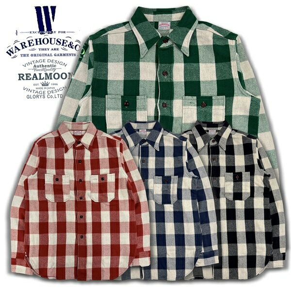 WAREHOUSE ネルシャツ No.WHS-3104A 