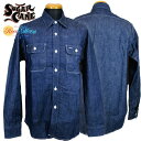 ☆SUGAR CANE BLUE DENIM WORK SHIRT ☆シュガーケーン デニムワークシャツ No.SC27852