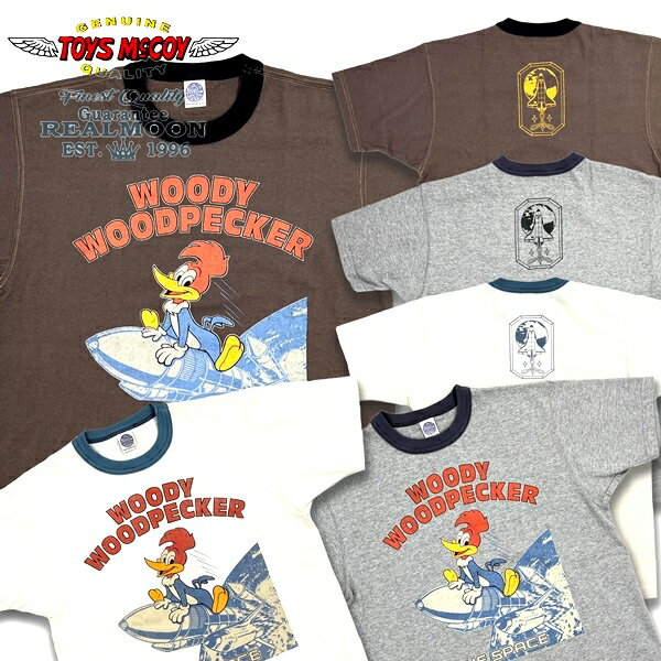 TOYS McCOY × WOODY WOODPECKER Tee No.TMC2408 "ウッディー・ウッドペッカー・インザ・スペース" トイズマッコイ ウッディーウッドペッカー 半袖 Tシャツ メンズファッション アメカジ