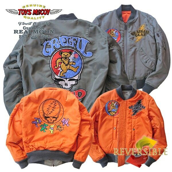 TOYS McCOY【トイズマッコイ】No.TMJ2133グレイトフル デッド MA-1 GRATEFUL DEAD メンズファッション アメカジ