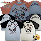 TOYS McCOY トイズマッコイNo.TMC2248 フィリックス・ザ・キャット半袖ラグランTee"WILDCATS INKY & WINKY"半袖Tシャツ/アメカジ