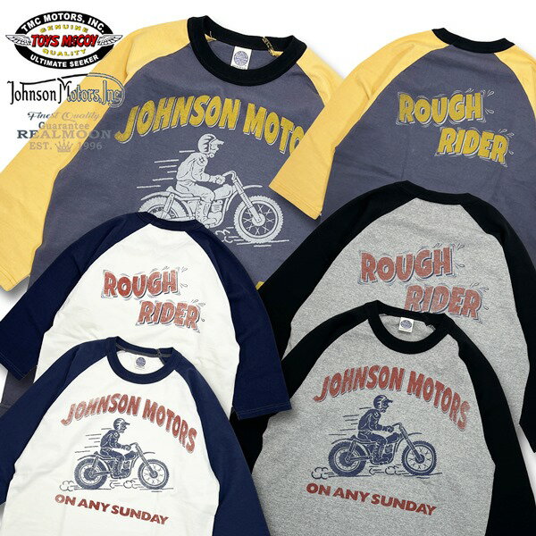 TOYS McCOY トイズマッコイ No.TMC2338 モーターサイクル クロップド ラグランTシャツ JOHNSON MOTORS アメカジ