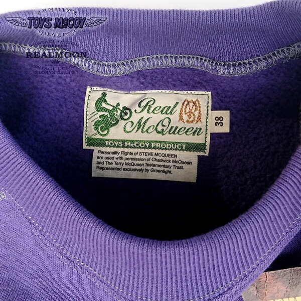 TOYS McCOY トイズマッコイヒルツモデル・長袖スウェット TMC2269 映画「大脱走」 スティーブ・マックイーン着用モデルスウェット/　アメカジ