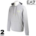 セール 20%OFF EA7 EMPORIO ARMANI エンポリオ アルマーニ トレーナー メンズ 2021秋冬 フ—ディー カットソー エンポリ ロゴ 18-6513-52