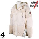 セール 50%OFF after label アフターラベル ダウンジャケット メンズ 秋冬 イタリア製 ダウン ストラップ付 ベロア 15-3105-42