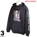 PETS ROCK ペッツロック トレーナー メンズ 2021秋冬 フ―ディー マシュマロタッチ ロゴ 15-6502-21