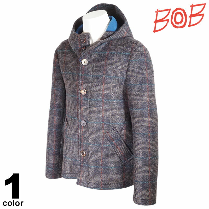 ▼ブランド：BOB ボブ ▼素材： ▼生産国：イタリア製 ▼輸入・発売元：(株)アンジェロ・ジャパン ▼カラー：スチールグレー(39) ▼サイズ：48(L) 50(LL). ▼商品寸法(メーカー公式 単位:cm) サイズ│L│LL 着丈　│68│69 肩幅　│47│48 身幅　│54│56 袖丈　│65│66 ※平置きにて計測しております。 ▼以下、予めご了承くださいませ▼ ※素材の特性、縫製により、同商品でも寸法に2～3cmの誤差が生じる場合がございます。 ※お客様ご使用のモニターの設定により、商品画像と実際の商品との色味が異なって見える場合がございます。 ※○でも在庫切れの場合がございます。 ▼メーカー希望小売価格はメーカー商品タグに基づいて掲載しています。