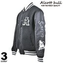 セール 30%OFF ALCOTT HILL アルコットヒル ブルゾン メンズ 秋冬 もこもこ素材 ジャンパー ロゴ 35-3107-10