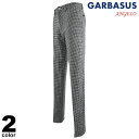 セール 30%OFF ANGELO GARBASUS アンジェロ ガルバス ロングパンツ メンズ 秋冬 スラックス 千鳥柄 ノータック ロゴ 35-5304-03(4)