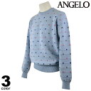 セール 30%OFF ANGELO アンジェロ カシミヤニット メンズ 秋冬 クルーネック カシミヤ 日本製 ロゴ 35-7022-04