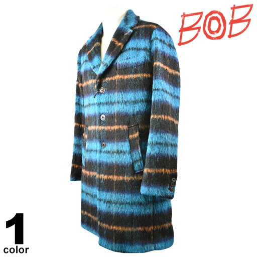セール 30%OFF BOB ボブ テーラージャケット メンズ 秋冬 イタリア製 ウール チェック柄 ロゴ 38-4103-59 セール 30%OFF BOB ボブ テーラージャケット メンズ 秋冬 イタリア製 ウール チェック柄 ロゴ 38-4103-59