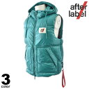 After label アフターラベル ダウンベスト メンズ 秋冬 防寒 イタリア インポート 35-3503-42