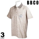 セール 30%OFF BBCO ビビコ 半袖 ポロシャツ メンズ 春夏 ゴルフ 迷彩 ワッペン ロゴ 31-2801-01