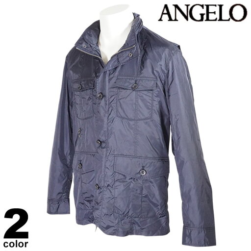セール 30%OFF ANGELO アンジェロ ナイロンブルゾン メンズ 春夏 フード付き 無地 ポケット多数付き ロゴ 31-3101-04 セール 30%OFF ANGELO アンジェロ ナイロンブルゾン メンズ 春夏 フード付き 無地 ポケット多数付き ロゴ 31-3101-04