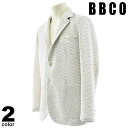 セール 30%OFF BBCO ビビコ テーラージャケット メンズ 春夏 シングル 裏地なし 裏ポケット有 41-4103-01