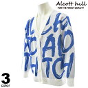 セール 30%OFF ALCOTT HILL アルコットヒル ナチュラルタッチカーディガン メンズ 2025春夏 日本製 軽量で快適 洗濯後もヨレにくい ナチュ...