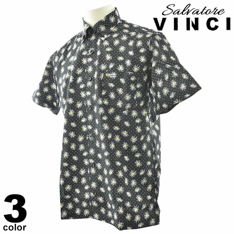 VINCIヴィンチ半袖カジュアルシ...